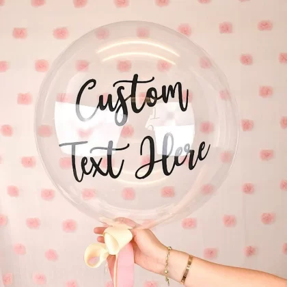 Custom Name Bubble Balloon