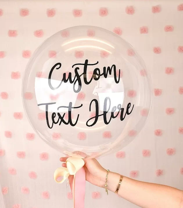 Custom Name Bubble Balloon