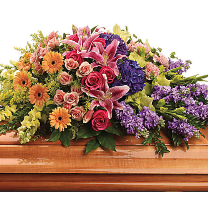 Garden Of Sweet Memories Casket Spray